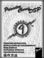Fender Princeton-Chorus-DSP - Owners Manual